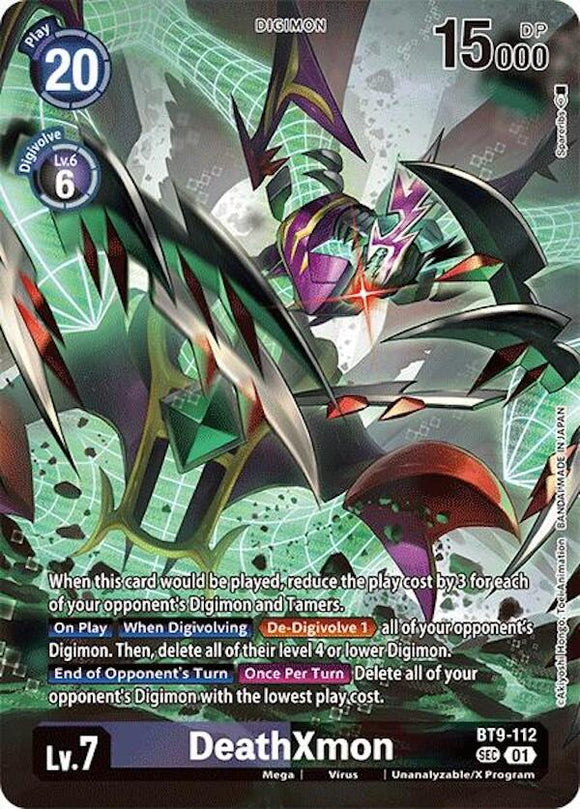 DeathXmon (Alternate Art) [BT9-112] [Special Limited Set] Foil