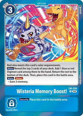 Wisteria Memory Boost! [LM-034] [Special Limited Set] Foil