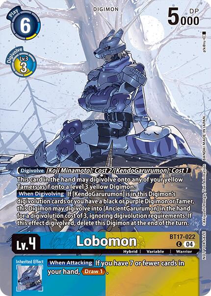 Lobomon (Legend Pack 2024 Box Topper) [BT17-022] [Chain of Liberation] Foil