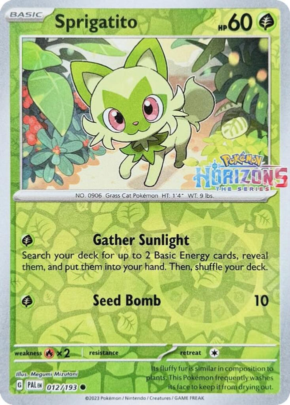 Sprigatito (Horizons Stamp) [012/193] [Paldea Evolved] Reverse Holofoil