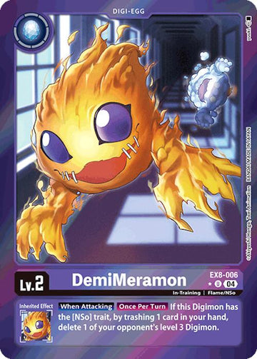 DemiMeramon (Limited Foil) [EX8-006] [Chain of Liberation] Foil
