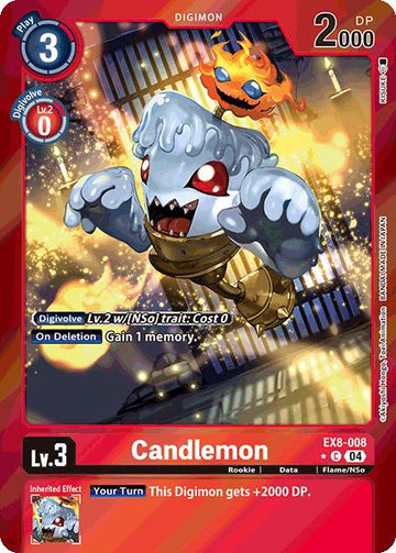 Candlemon (Limited Foil) [EX8-008] [Chain of Liberation] Foil