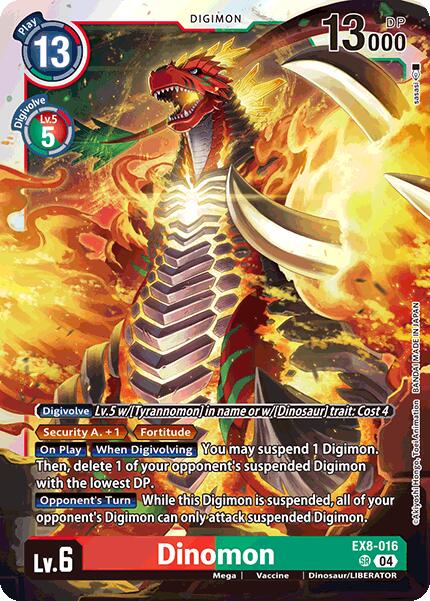 Dinomon [EX8-016] [Chain of Liberation] Foil