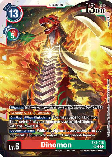 Dinomon [EX8-016] [Chain of Liberation] Foil