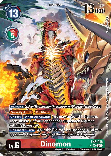Dinomon (Alternate Art) [EX8-016] [Chain of Liberation] Foil