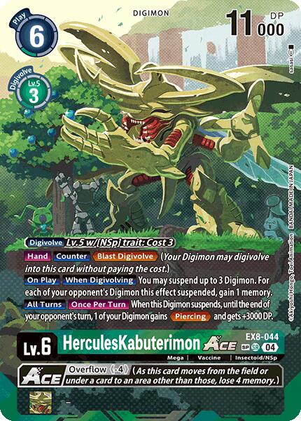 HerculesKabuterimon ACE (Textured) [EX8-044] [Chain of Liberation] Foil