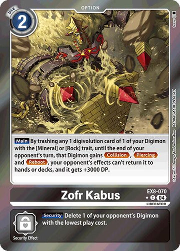 Zofr Kabus (Limited Foil) [EX8-070] [Chain of Liberation] Foil