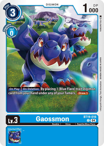 Gaossmon [BT19-016] [Release Special Booster 2.5]