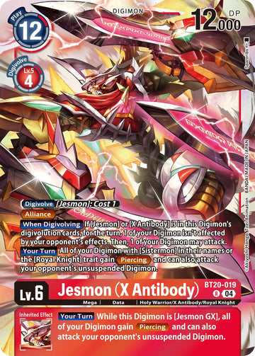 Jesmon (X Antibody) [BT20-019] [Release Special Booster 2.5] Foil
