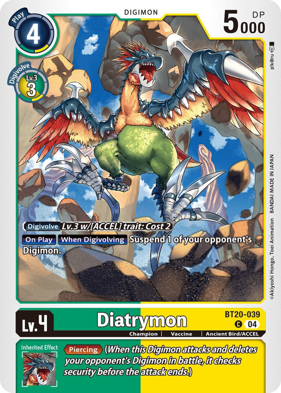 Diatrymon [BT20-039] [Release Special Booster 2.5]