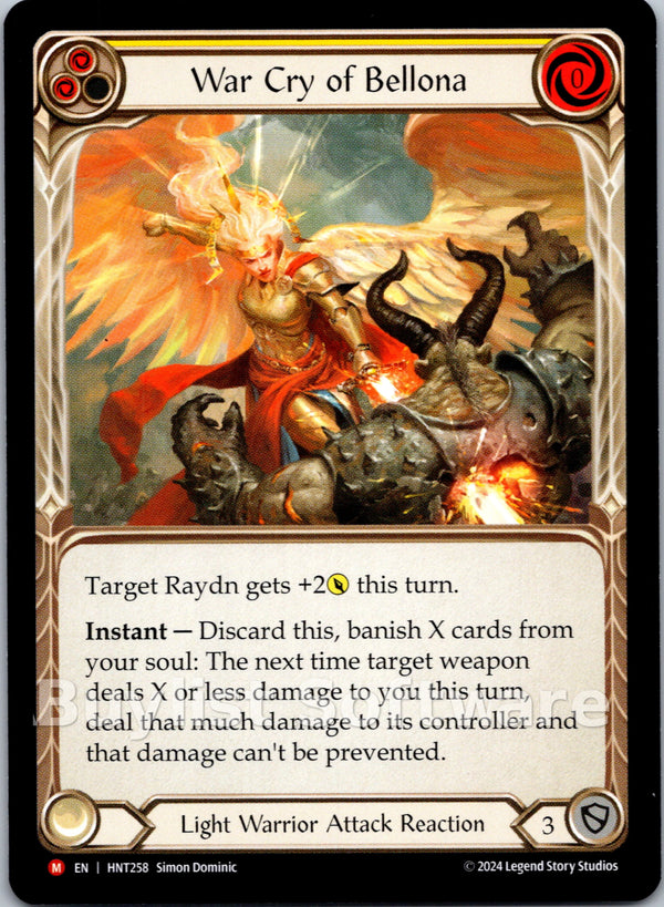 War Cry of Bellona [HNT258] [The Hunted] Rainbow Foil