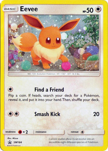 Eevee (Cosmos Holo) [SM184] [Sun & Moon Promos] Holofoil