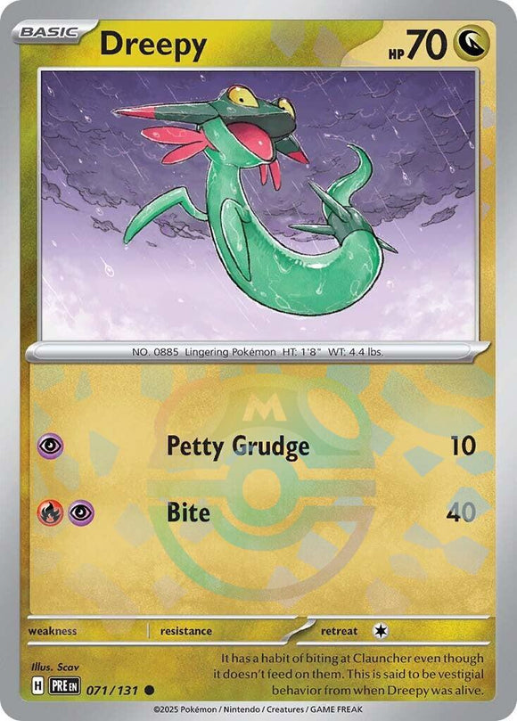 Dreepy (Master Ball Pattern) [071/131] [Prismatic Evolutions] Holofoil