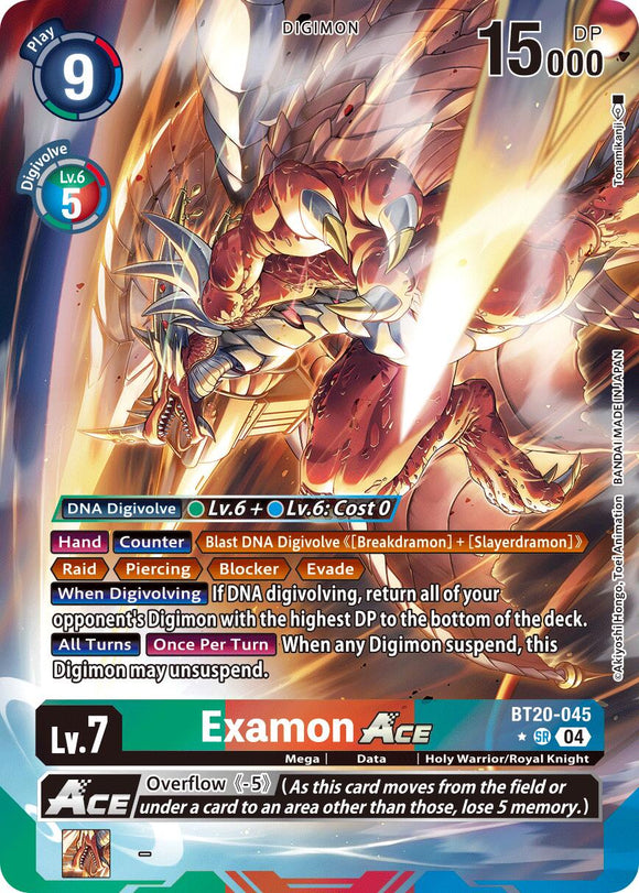 Examon ACE (Alternate Art) [BT20-045 SR] [Release Special Booster 2.5] Foil
