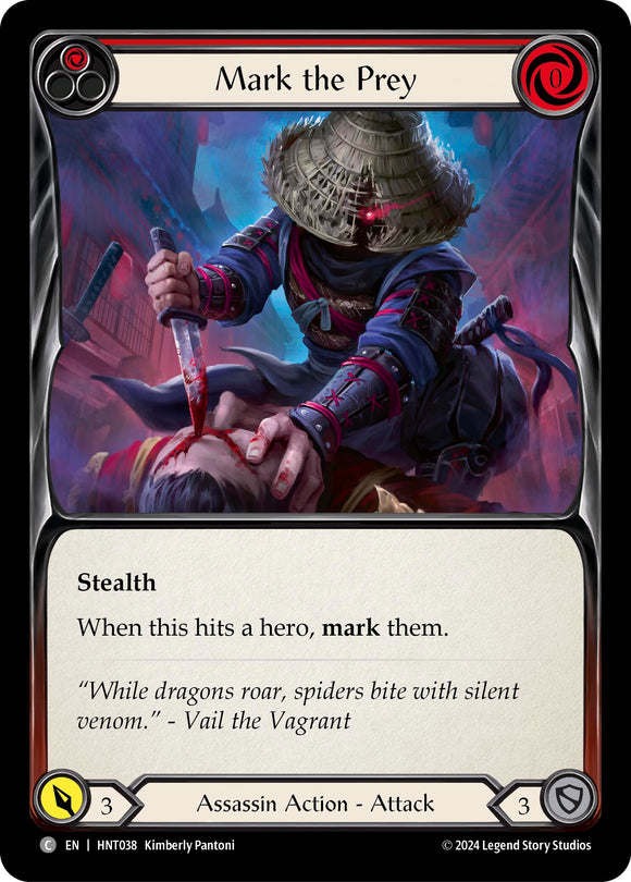 Mark the Prey (Red) [HNT038] [The Hunted]