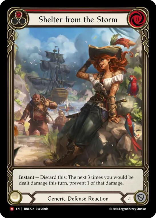 Shelter from the Storm (Extended Art) [HNT222] [The Hunted] Rainbow Foil