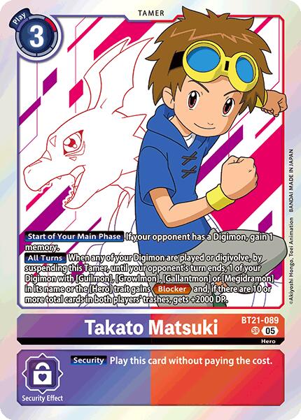 Takato Matsuki [BT21-089] [World Convergence] Foil