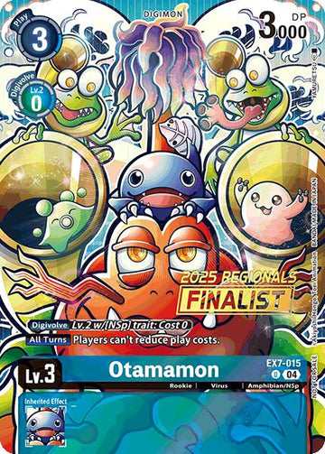 Otamamon (2025 Regionals Finalist) [EX7-015] [Digimon LIBERATOR] Foil