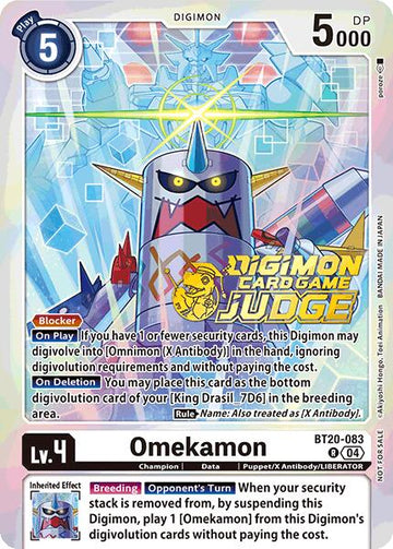 Omekamon (Judge Pack 2025 Wave 1) [BT20-083] [Release Special Booster 2.5] Foil