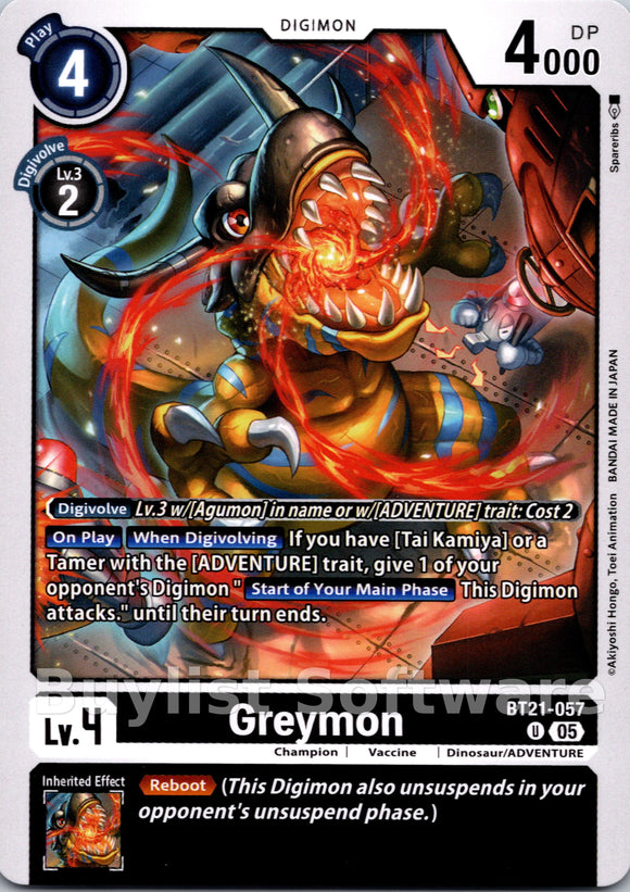Greymon [BT21-057] [World Convergence]