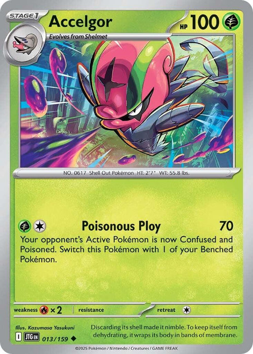 Accelgor [013/159] [Journey Together] Reverse Holofoil
