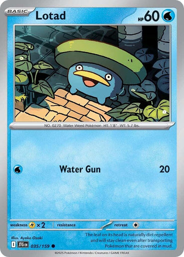 Lotad [035/159] [Journey Together] Reverse Holofoil