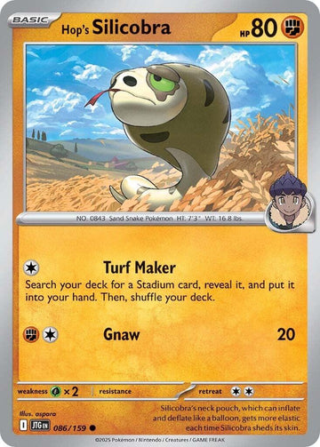 Hop's Silicobra [086/159] [Journey Together] Reverse Holofoil