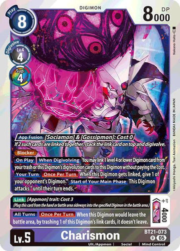 Charismon [BT21-073] [World Convergence] Foil