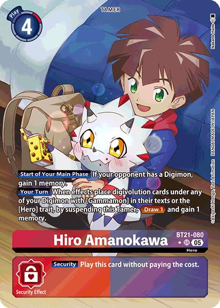 Hiro Amanokawa (Alternate Art) [BT21-080] [World Convergence] Foil