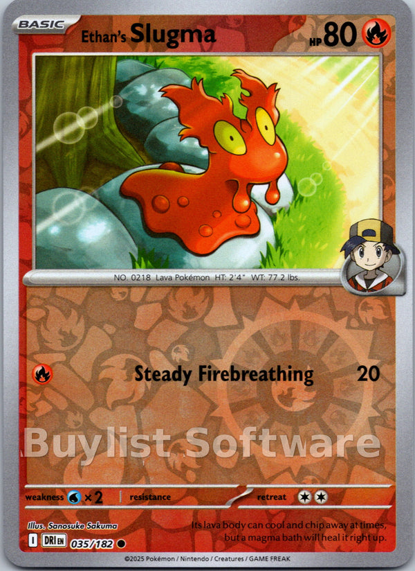 Ethan's Slugma [035/182] [Destined Rivals] Reverse Holofoil