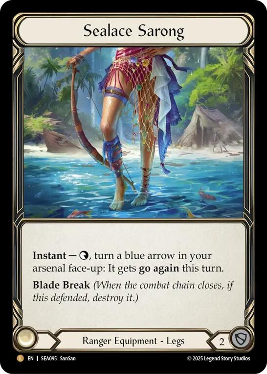 Sealace Sarong [SEA095] [High Seas] Rainbow Foil