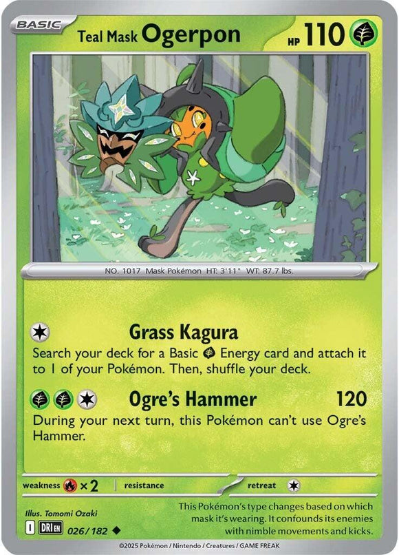 Teal Mask Ogerpon [026/182] [Destined Rivals]