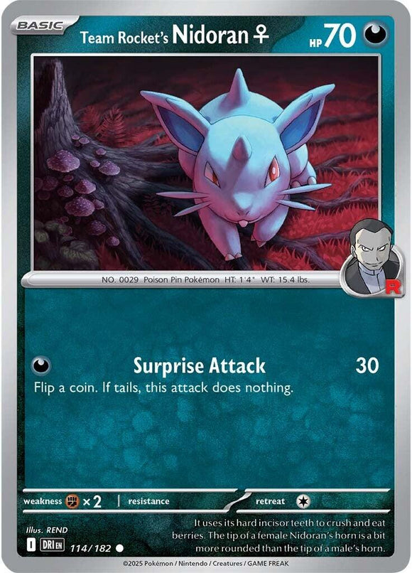 Team Rocket's Nidoran F [114/182] [Destined Rivals]