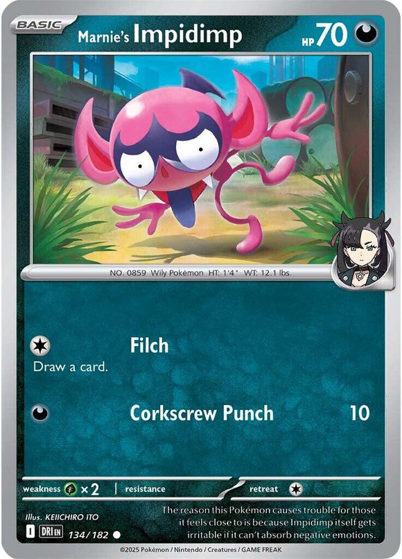 Marnie's Impidimp [134/182] [Destined Rivals] Reverse Holofoil