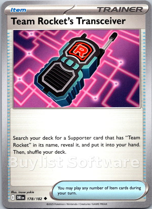Team Rocket's Transceiver [178/182] [Destined Rivals]