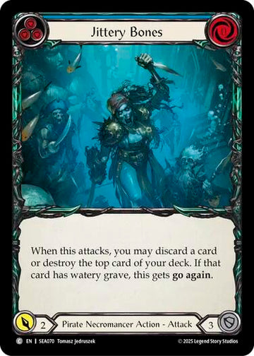 Jittery Bones (Blue) [SEA070] [High Seas] Rainbow Foil
