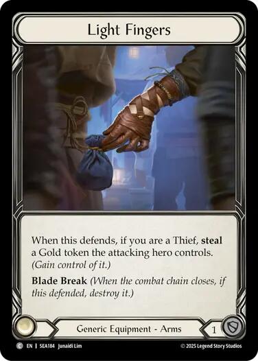 Light Fingers (Treasure) [SEA184] [High Seas] Cold Foil