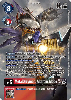 MetalGreymon: Alterous Mode (Alternate Art) [EX9-012] [Versus Monsters] Foil