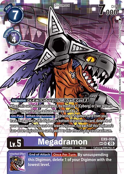 Megadramon (SP) [EX9-064] [Versus Monsters] Foil