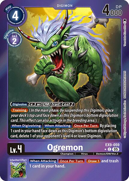 Ogremon (Limited Foil) [EX9-059] [Versus Monsters] Foil