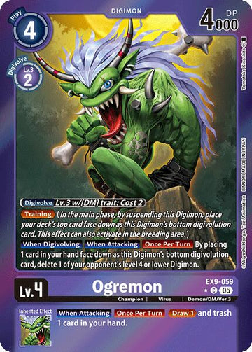 Ogremon (Limited Foil) [EX9-059] [Versus Monsters] Foil