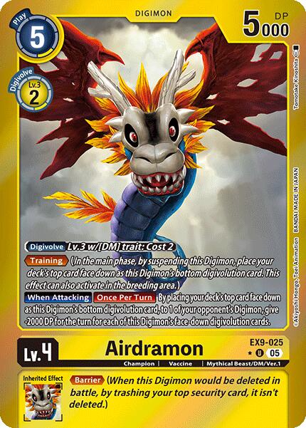 Airdramon (Limited Foil) [EX9-025] [Versus Monsters] Foil
