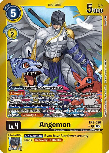 Angemon (Limited Foil) [EX9-026] [Versus Monsters] Foil