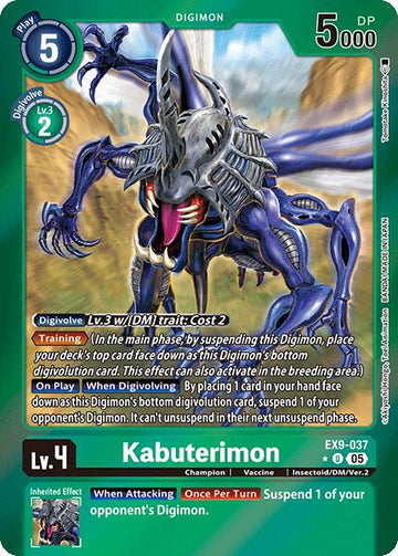 Kabuterimon (Limited Foil) [EX9-037] [Versus Monsters] Foil