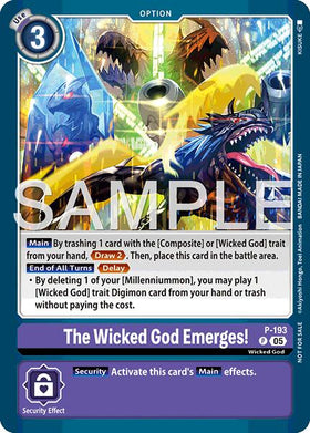 The Wicked God Emerges! (Store Tournament 2025 Vol.3 Participation Pack) [P-193] [Digimon Promotion Cards]