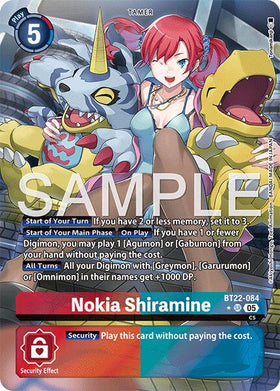 Nokia Shiramine (Alternate Art) [BT22-084] [Cyber Eden] Foil