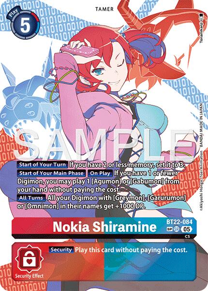 Nokia Shiramine (SP) [BT22-084] [Cyber Eden] Foil