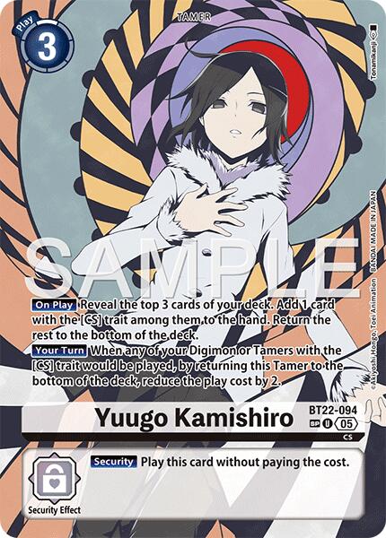 Yuugo Kamishiro (SP) [BT22-094] [Cyber Eden] Foil