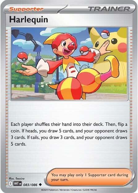 Harlequin [083/086] [White Flare] Reverse Holofoil