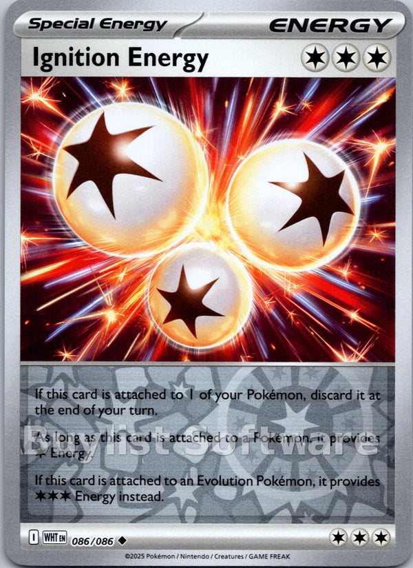 Ignition Energy [086/086] [White Flare] Reverse Holofoil